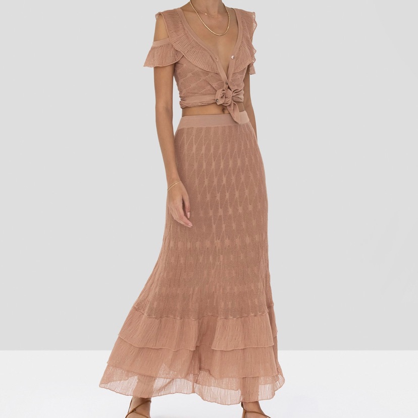 Nwt Alexis Ss20 Knit Skirt